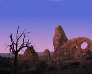 38 John Carver Arch at Dawn $175